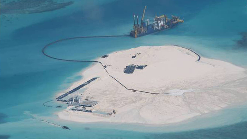 Illustration for article titled Why China's Building a Military Base in the Middle of the Ocean